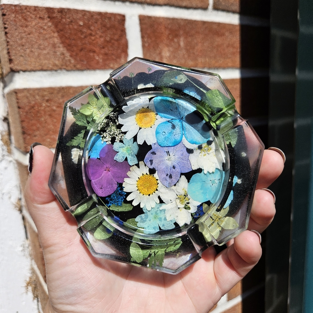 Floral Ashtray